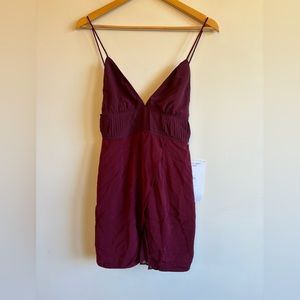 REVOLVE Burgundy Mini Dress
